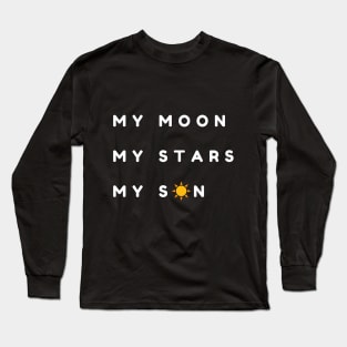 My Moon My Stars My Son- Mom and Son Long Sleeve T-Shirt